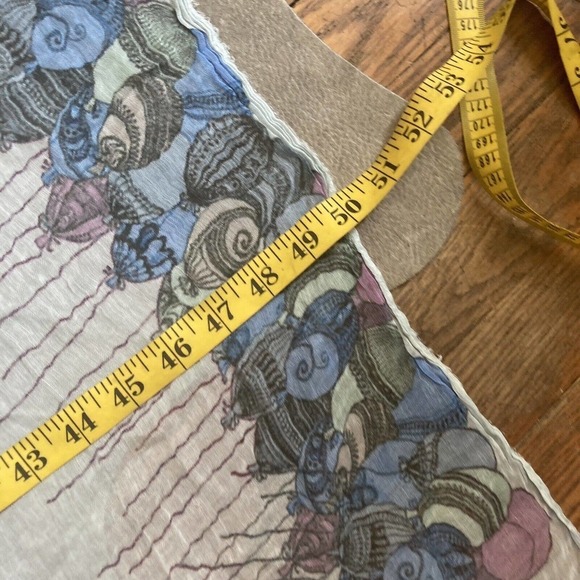 813 Ottotredici Scarf Balloon‎ Print Rectangle Modal Silk Blend Multicolor - Picture 8 of 10